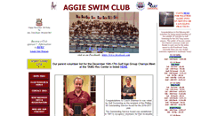 Desktop Screenshot of aggieswimclub.org